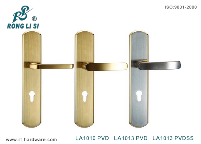 304不锈钢面板锁，304不锈钢执手锁LA1010PVD/LA1013PVD/LA1013PVDSS