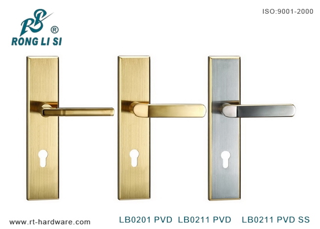 304不锈钢面板锁|304不锈钢执手锁LB0201PVD/LB0211PVD/LB0211PVDSS