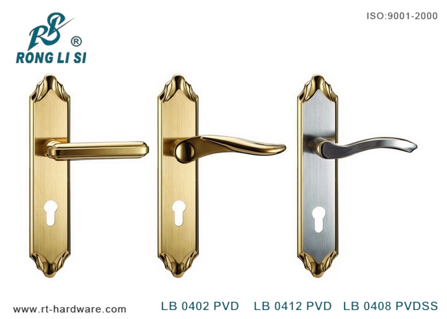 304不锈钢面板锁|304不锈钢执手锁LB0402PVD/LB0412PVD/LB0408PVDSS