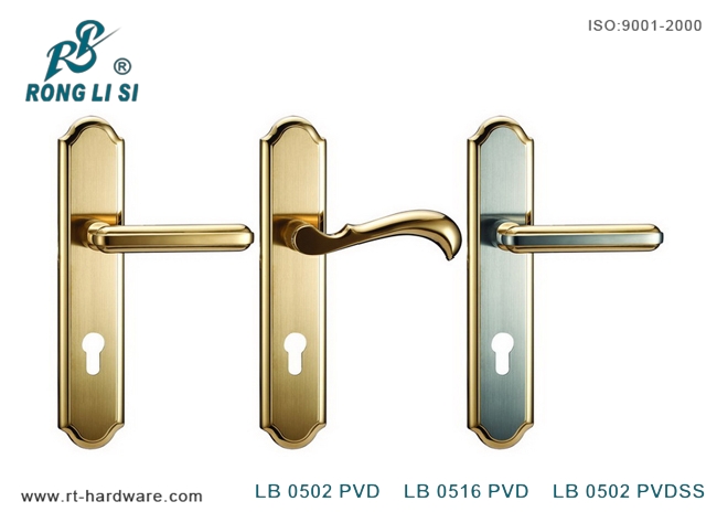 304不锈钢面板锁|304不锈钢执手锁LB0502PVD/LB0516PVD/LB0502PVDSS