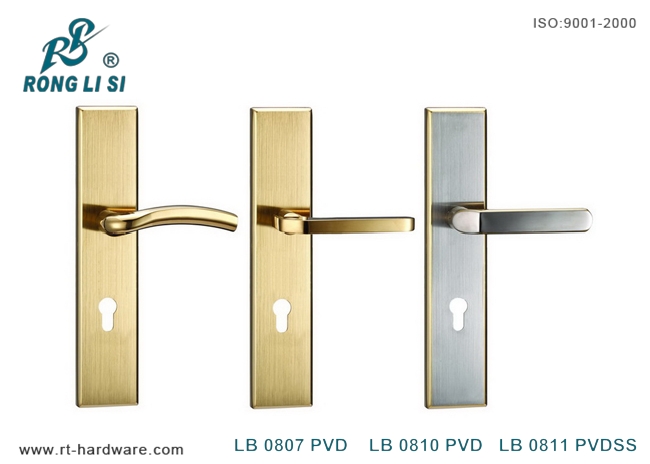 304不锈钢面板锁|不锈钢执手锁LB0807PVD/LB0810PVD/LB0811PVDSS