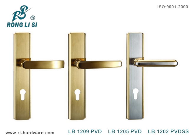 304不锈钢面板锁|304不锈钢执手锁LB1209PVD/LB1205PVD/1202PVDSS
