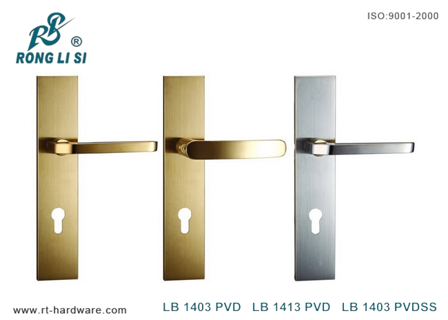 304不锈钢面板锁|304不锈钢执手锁LB1403PVD/LB13PVD/LB1403PVDSS